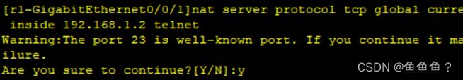 NAT SERVER配置