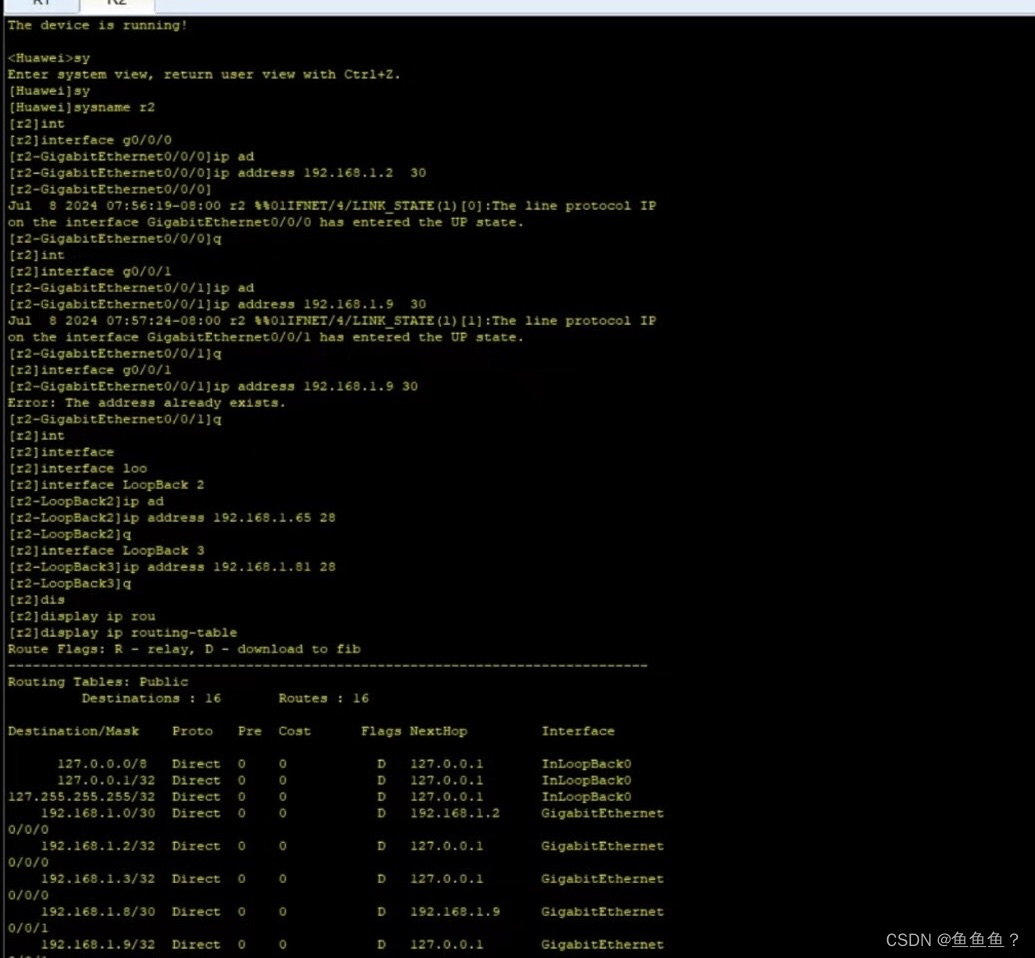R3配IP